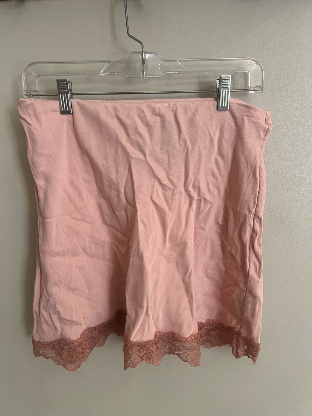 Anthropologie Blush Pink Slip Skirt